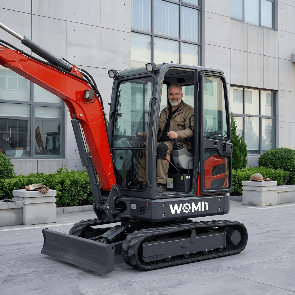 WOMI35 3.5T Mini Excavator | Kubota Engine Option | CE Certified | WOMI Heavy Industry