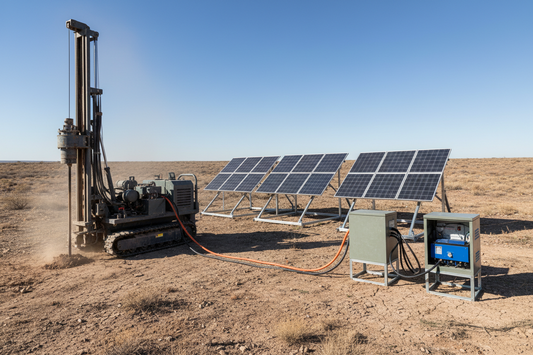 Solar Powered Drilling Rig: Automated Pipe Handling & Smart Drilling Solution