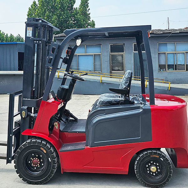 WOMI 2.5 Tons Compact Electric Forklift | Low Noise Zero Emission | CE Certified Industrial Machine