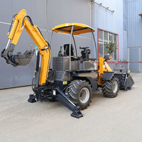 WOMI50 Backhoe Loader | Dual Function Dig & Load | CE Euro 5 | Factory Direct