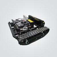 WOMI SH-600DL Brushless Motor Remote Control Tracked Lawn Mower | 55° Slope | 600mm Cut Width